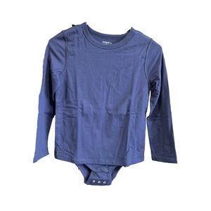 Cat & Jack Long Sleeve Bodysuit Navy Blue, Girls- Size 8 -NWT, 2 for $20